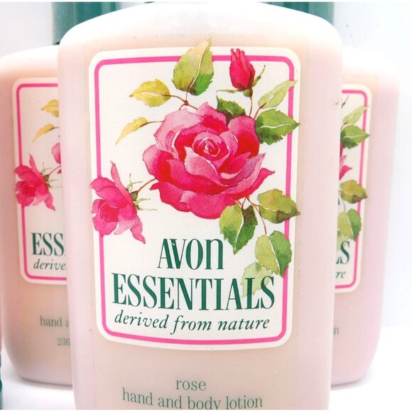 Avon Essentials Rose Hand & Body Lotion 8fl.oz. Lot of 3 NEW - Picture 3 of 3
